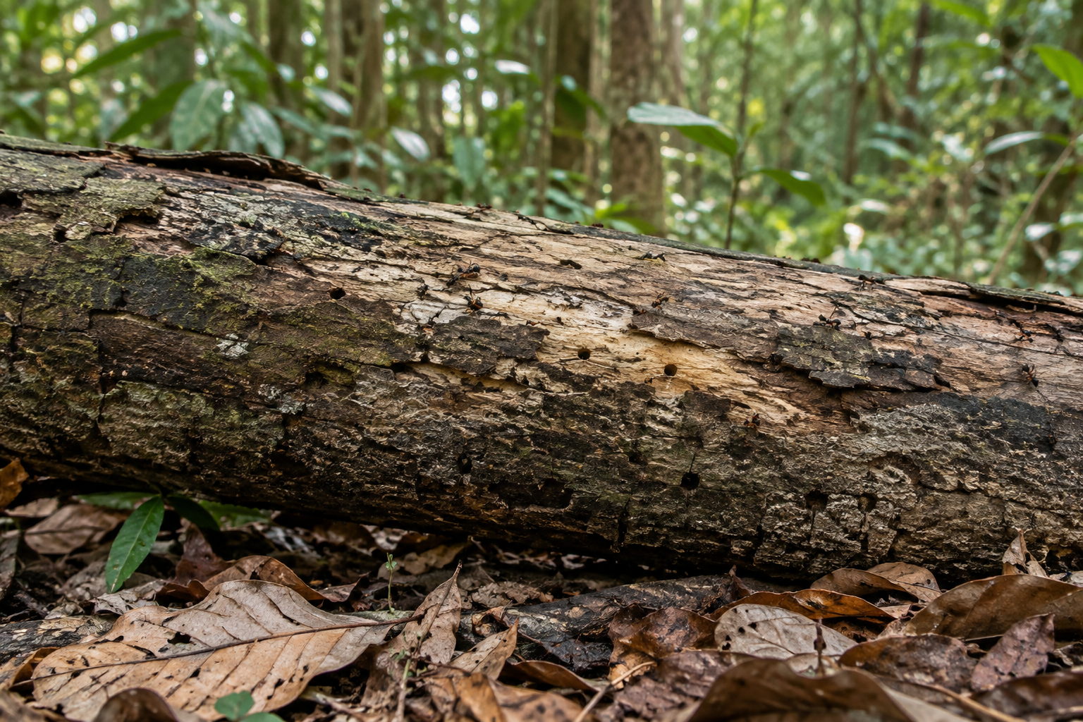 Who Lives Inside Chitwan’s Fallen Logs? Looking Beyond Living Trees